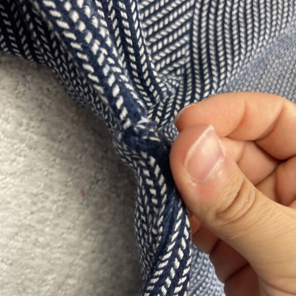 Vintage Y2K Mark Ecko Cut & Sew Pullover Sweater Men’s M Pocket Blue / White - Picture 11 of 14